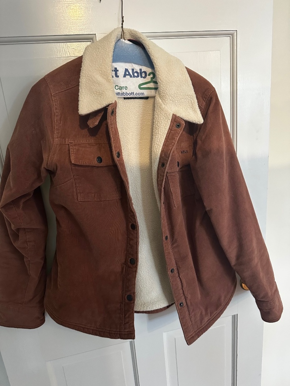 Stip Saratoga Cordoury Jacket with Shearling Lining